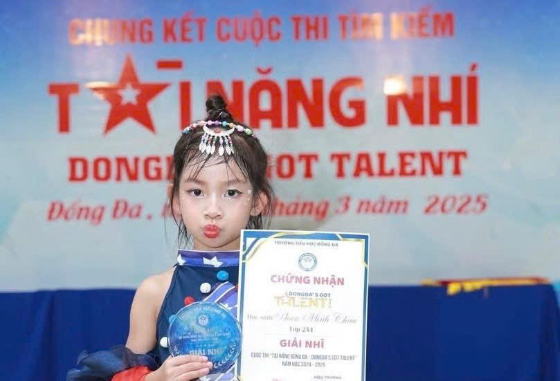 Giải nhì cuộc thi Tìm kiếm tài năng bé Phan Minh Châu tỏa sáng với tiết mục nghệ thuật đậm bản sắc dân tộc